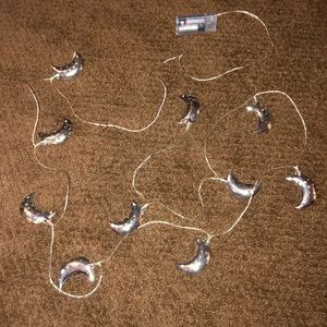 Crescent moon string lights✨🌜